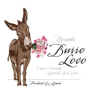 Burro loco rosado